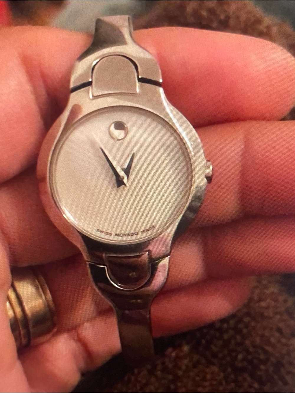 Movado Women's Silver-tone Museum Bracelet Watch